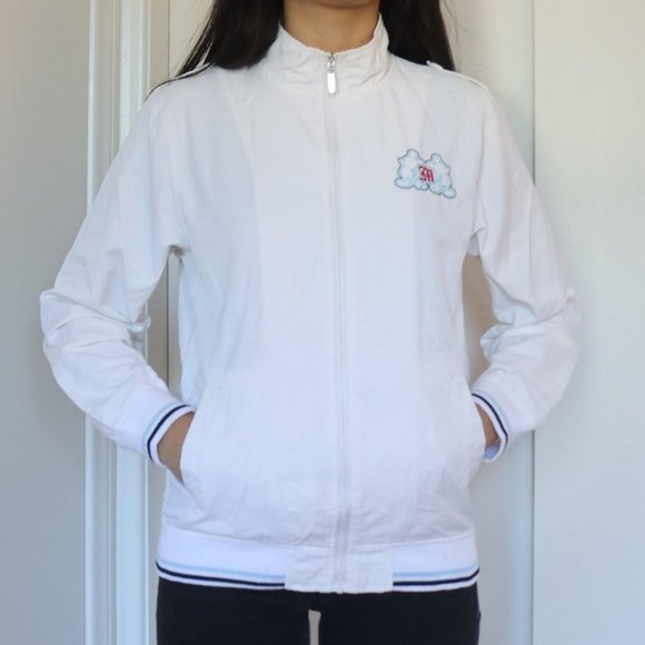 Disney Mickey Mouse graphic white bomber jacket - Picture 1 of 4